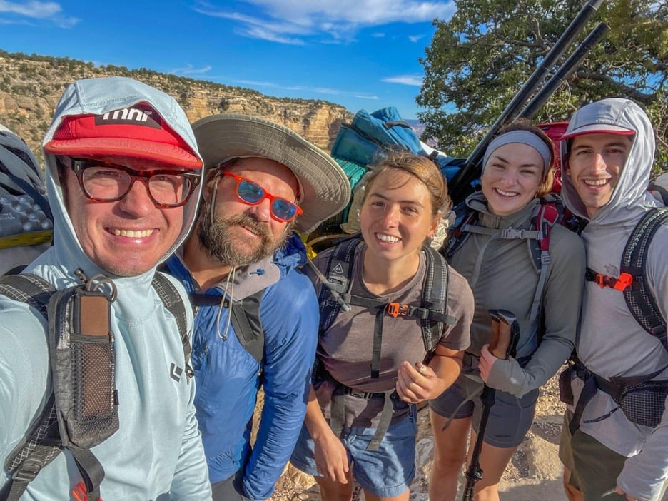smiling group photo