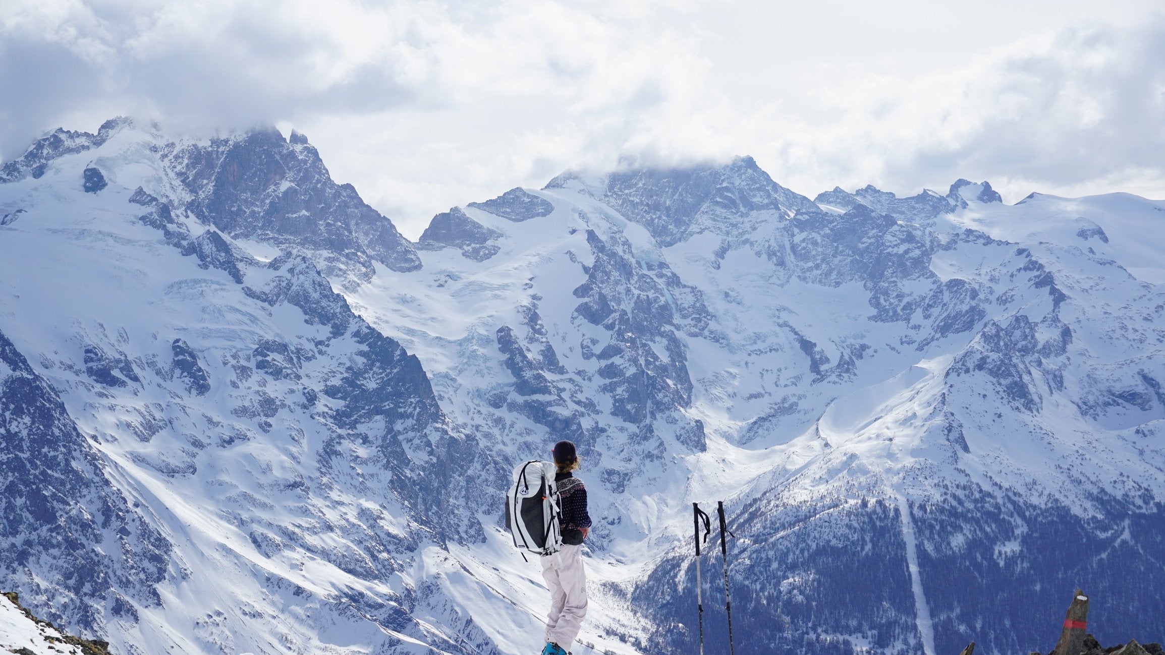 gazing at the Alps