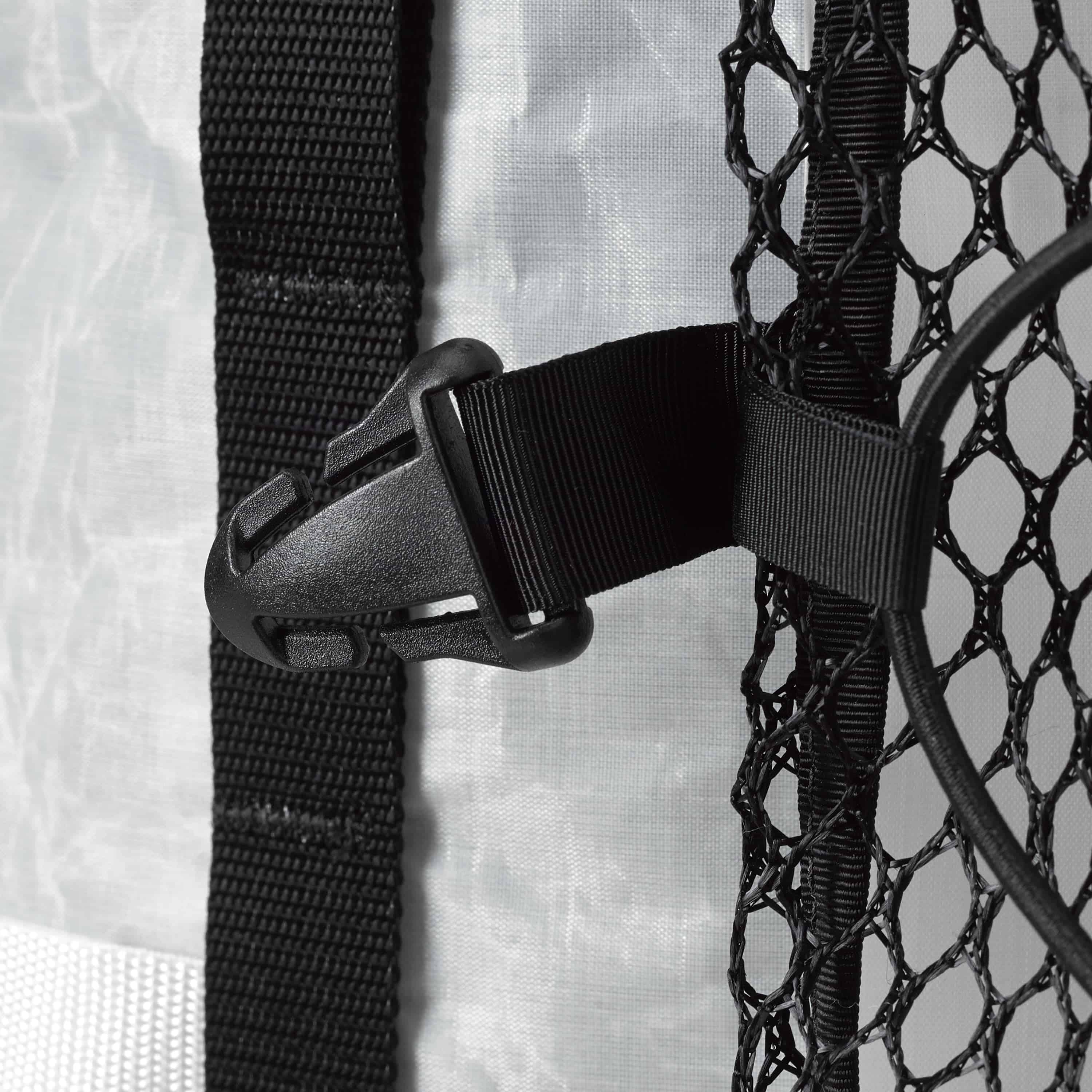 Detail Shot of Hyperlite Mountain Gear's Porter Stuff Pocket's Buckle