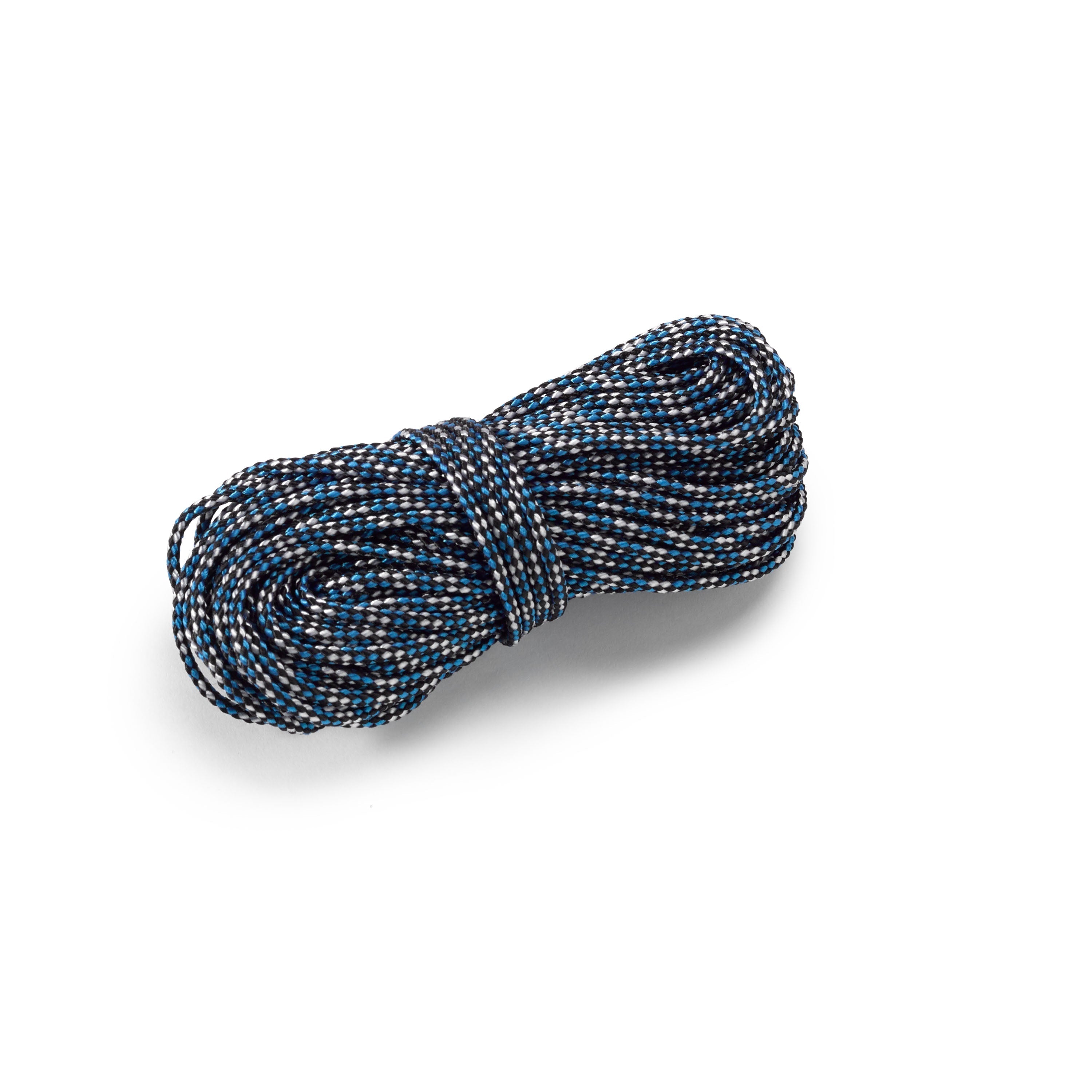 Studio image of the Hyperlite Mountain Gear 2.8 UHMWPE Core Guy Line in blue