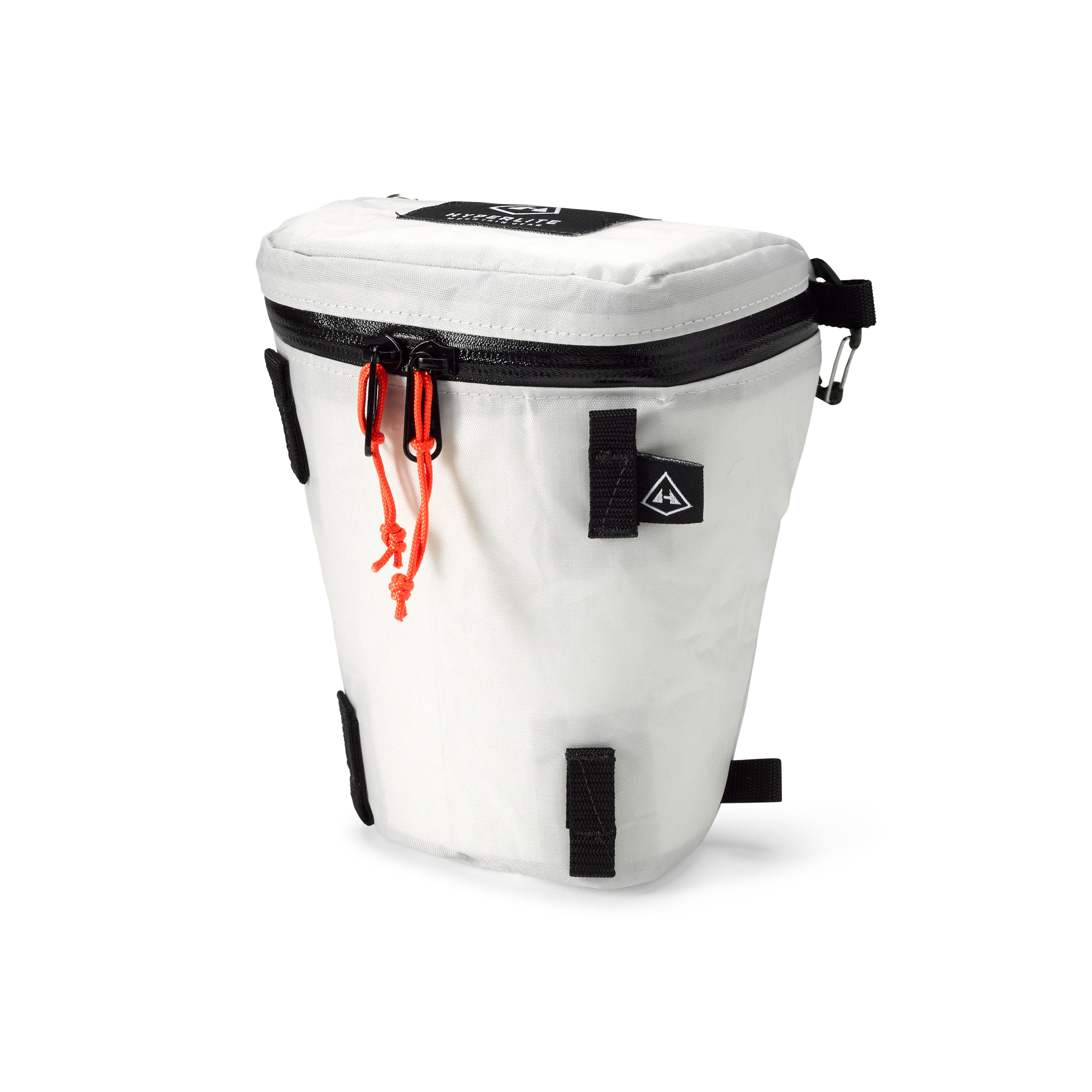Front view of the Hyperlite Mountain Gear Camera Pod made from Dyneema® Composite Fabric
