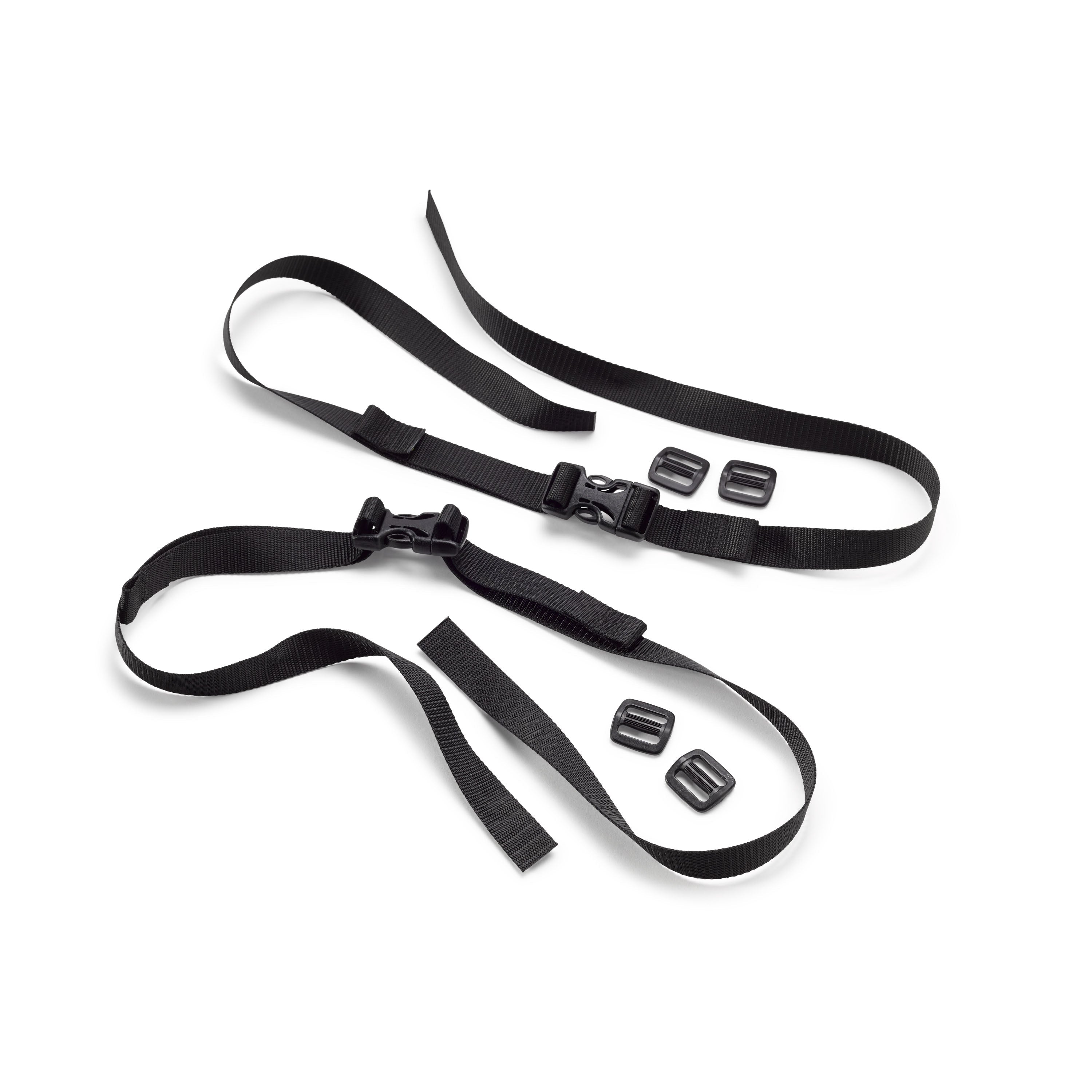 Studio Image of the Hyperlite Mountain Gear Pack Accessory Straps with 4 Tri-Glide to easily attach to daisy chains