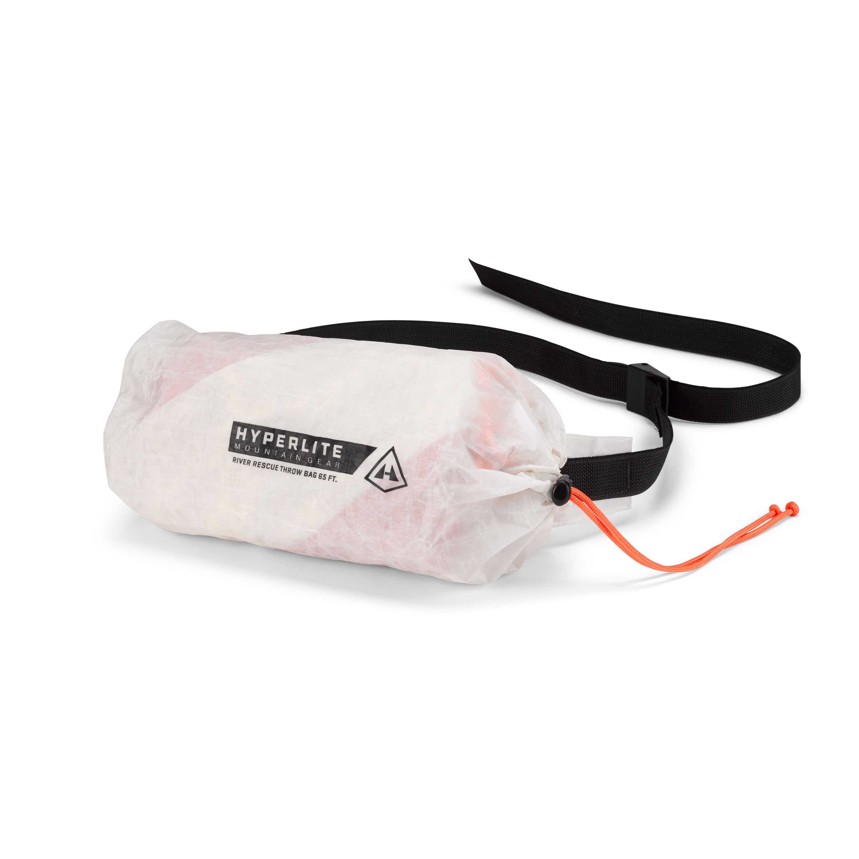 Front view of the Hyperlite Mountain Gear River Rescue Throw Bag made from DCH50