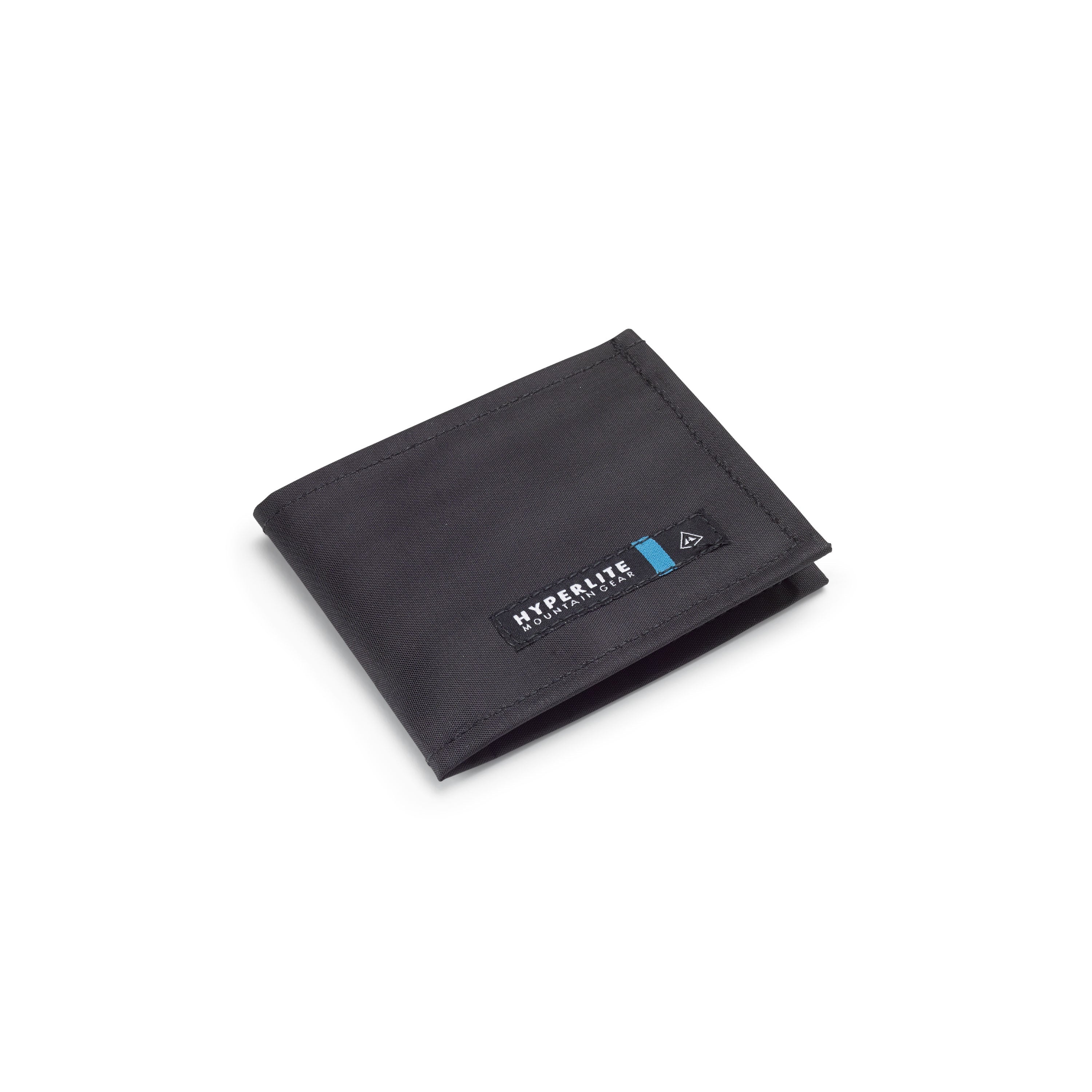Front view of Hyperlite Mountain Gear's The Minimalist Wallet in Black