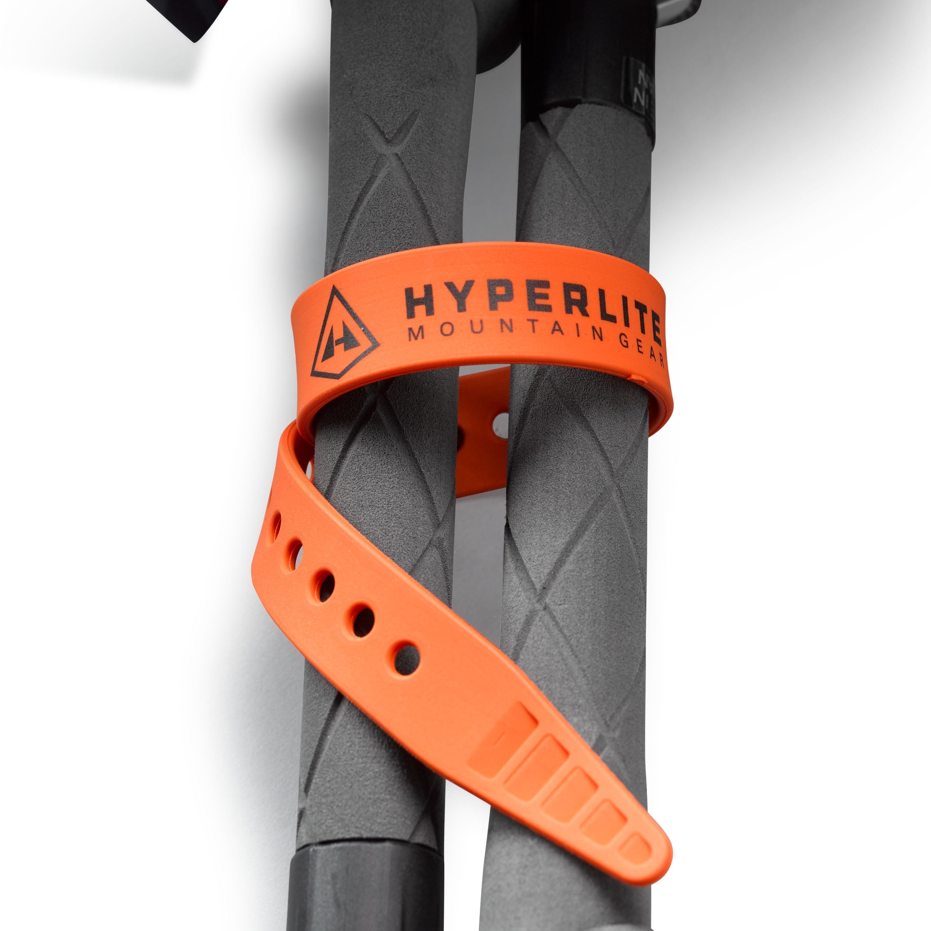 Hyperlite Mountain Gear's UltaMid Pole Straps wrapped around poles