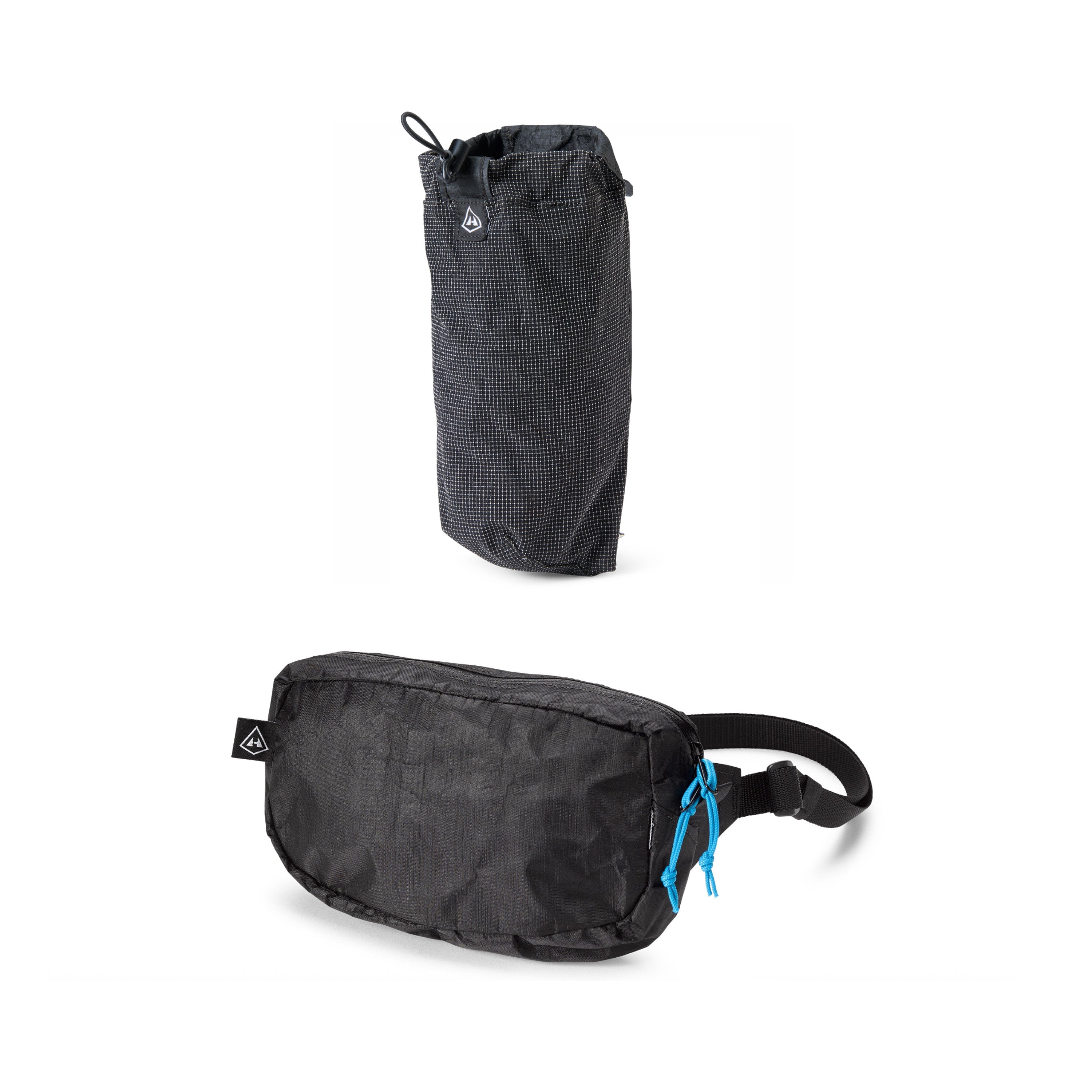 Front view of Hyperlite Mountain Gear's Wander Bundle in Black