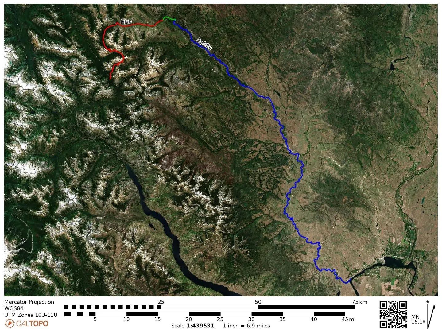 METHOW RIVER TO THE "C"