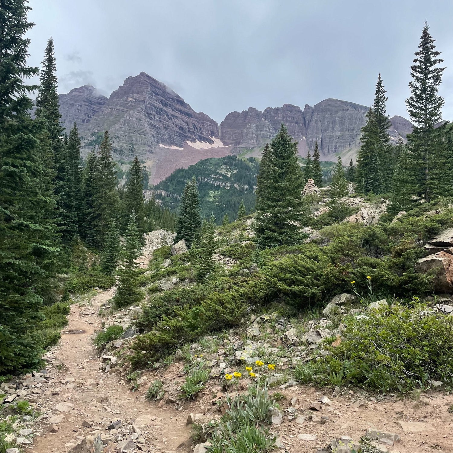 BLOWING STORMS AND BLOWING MINDS ON ASPEN'S MAROON BELLS FOUR PASS LOOP