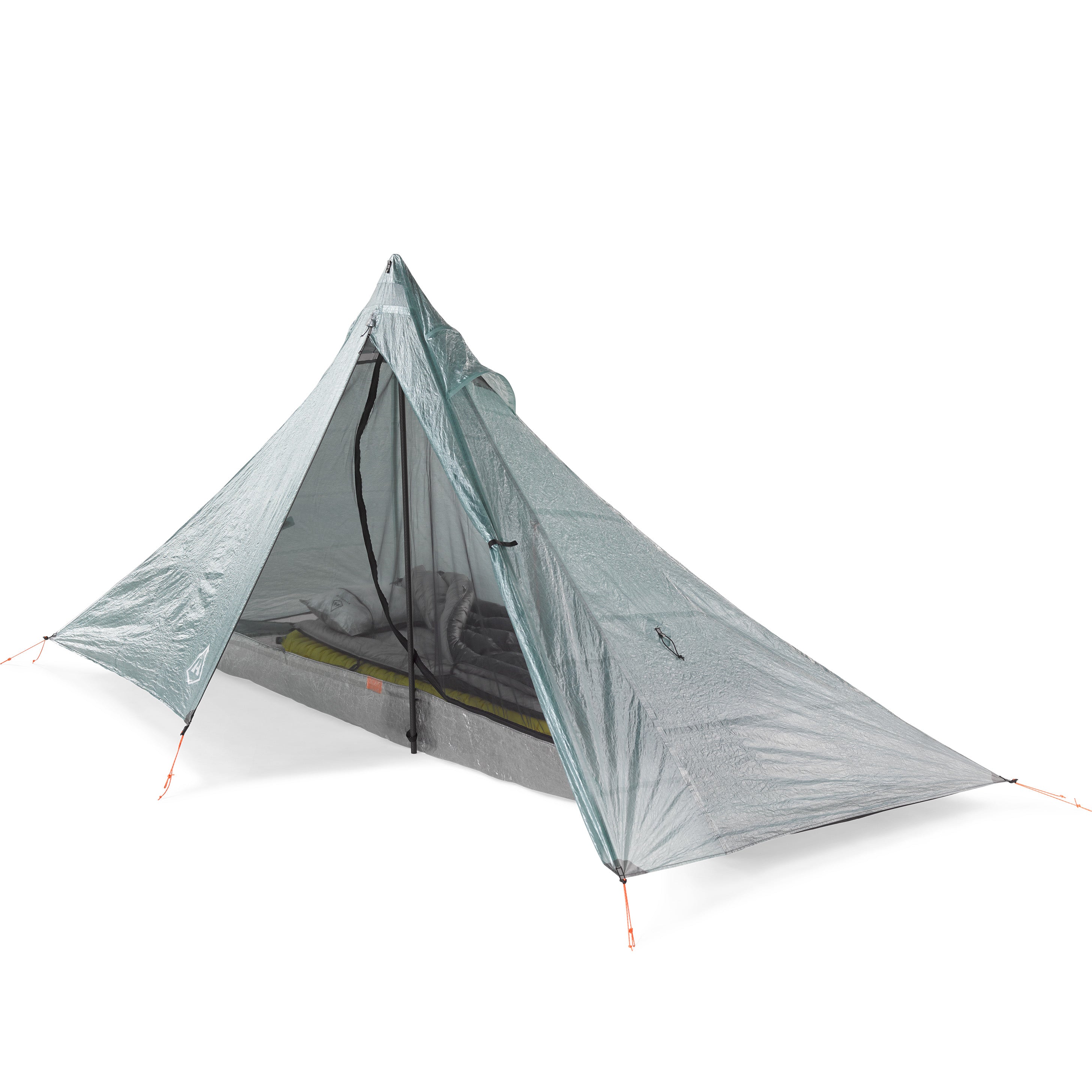 Hyperlite Mountain Gear Mid 1 Green Tent made from Dyneema® Composite Fabrics