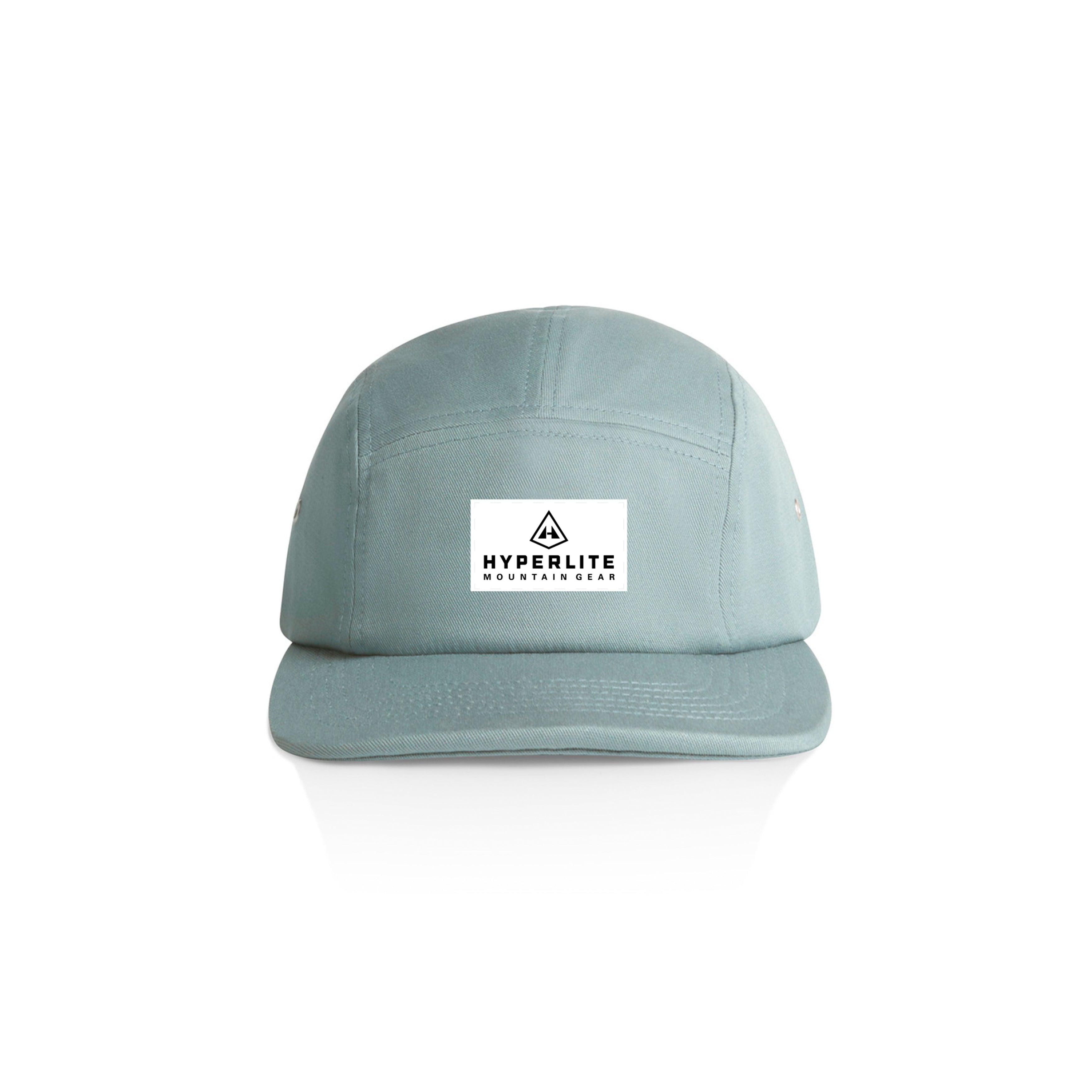 Light blue cap with Hyperlite Mountain Gear logo on a white background
