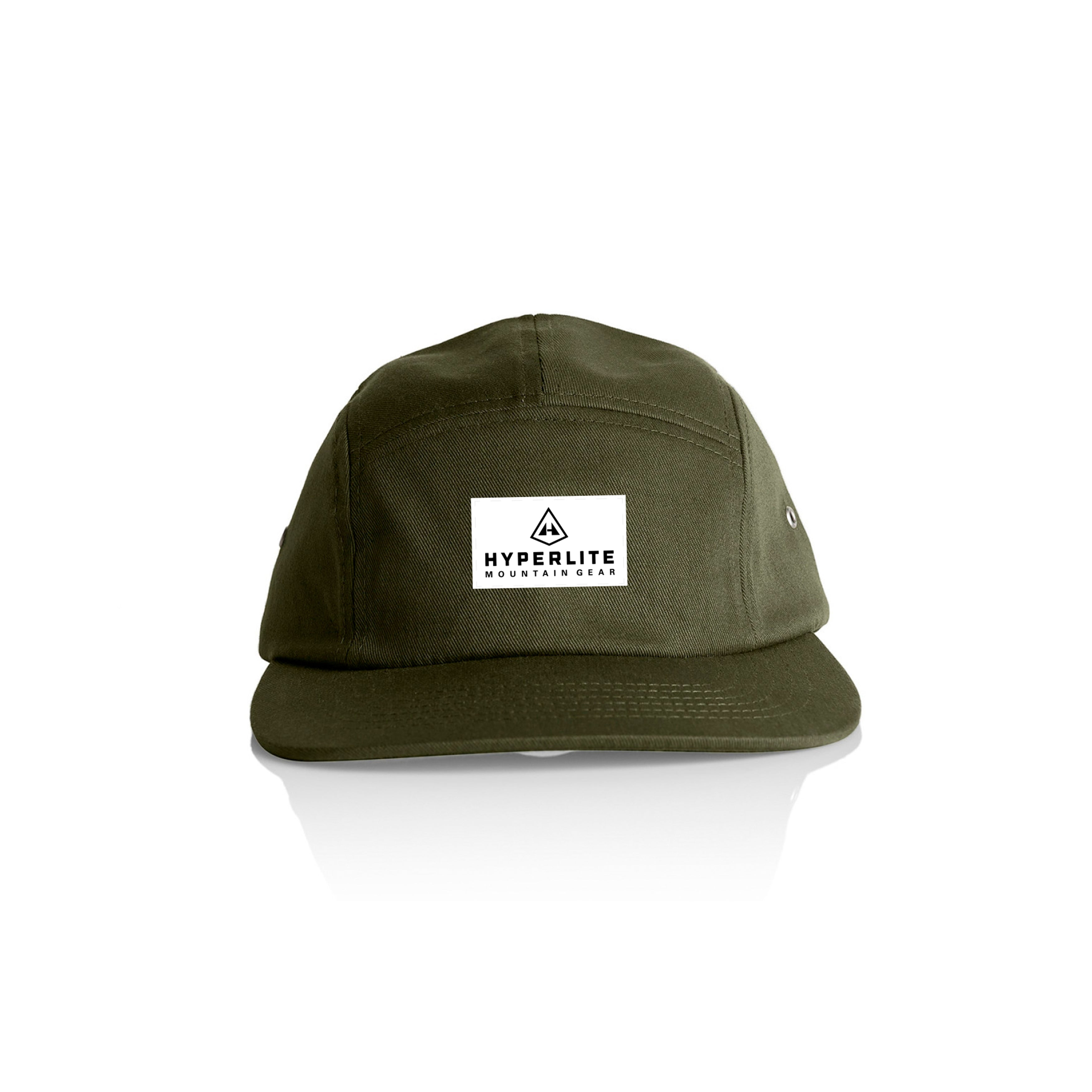 Green cap with Hyperlite Mountain Gear logo on a white background