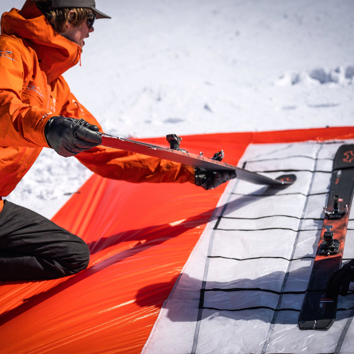 The Hyperlite Mountain Gear Ski Rescue Tarp