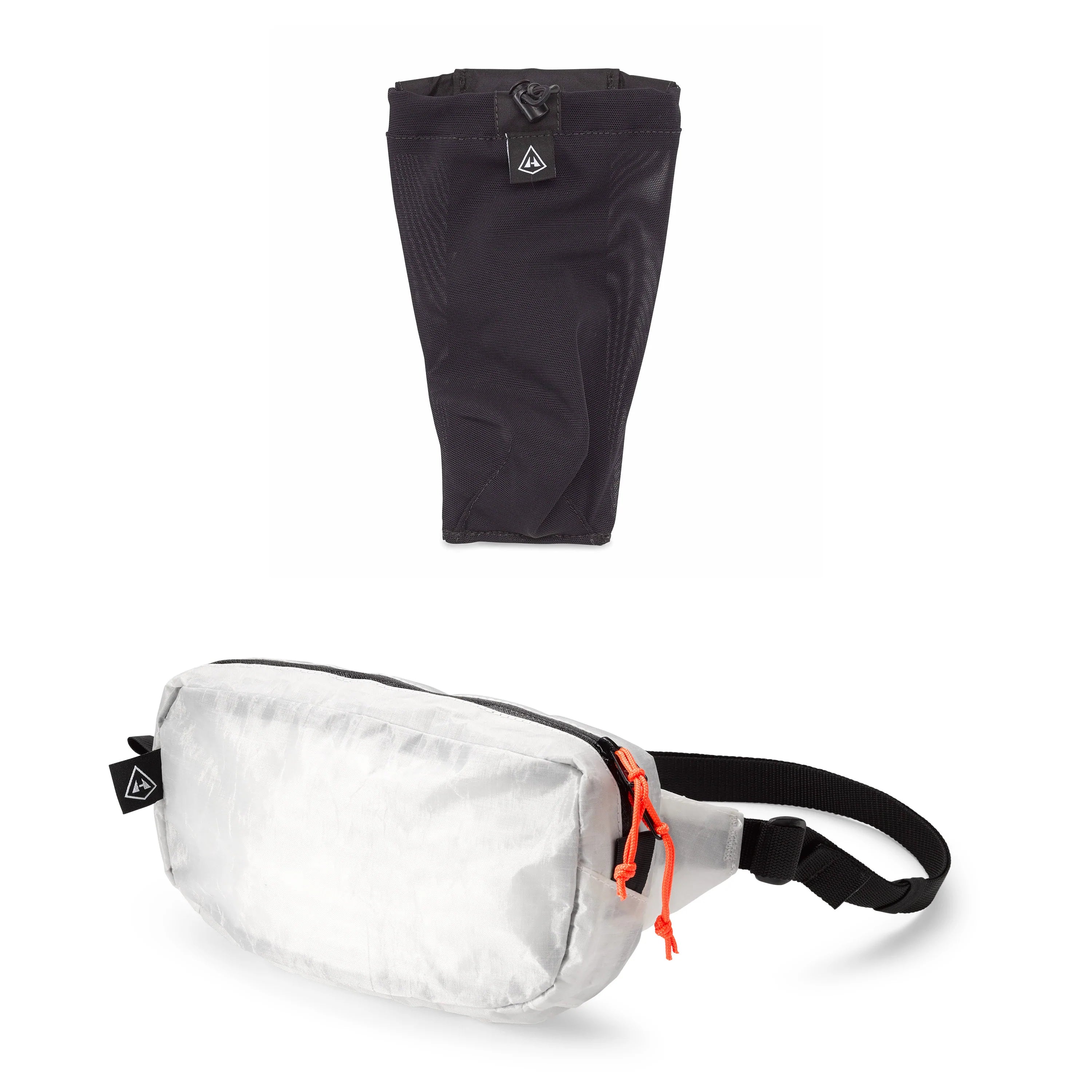 Front view of Hyperlite Mountain Gear's Wander Bundle in White