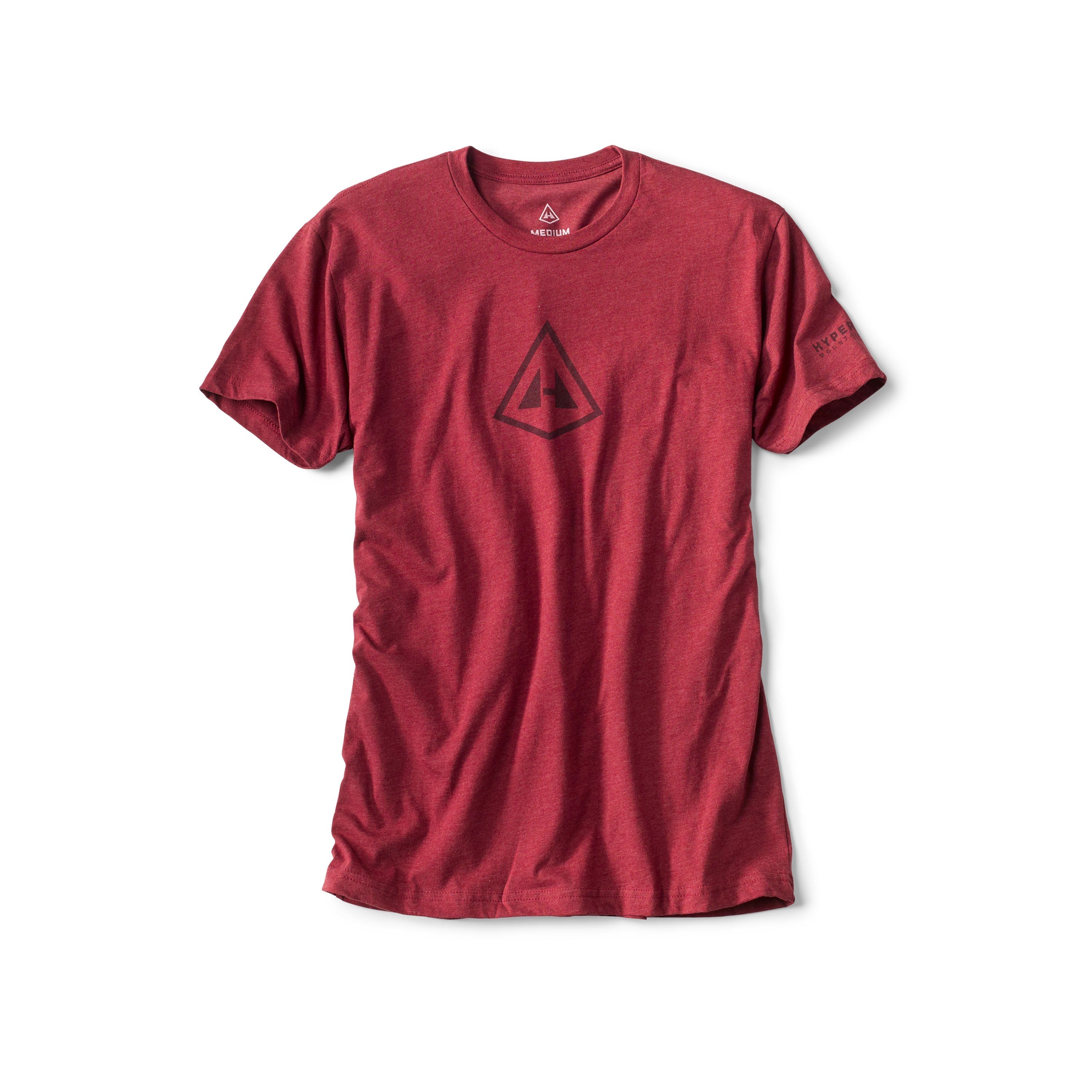 Hyperlite Mountain Gear Tonal Pyramid Tee in Cardinal 