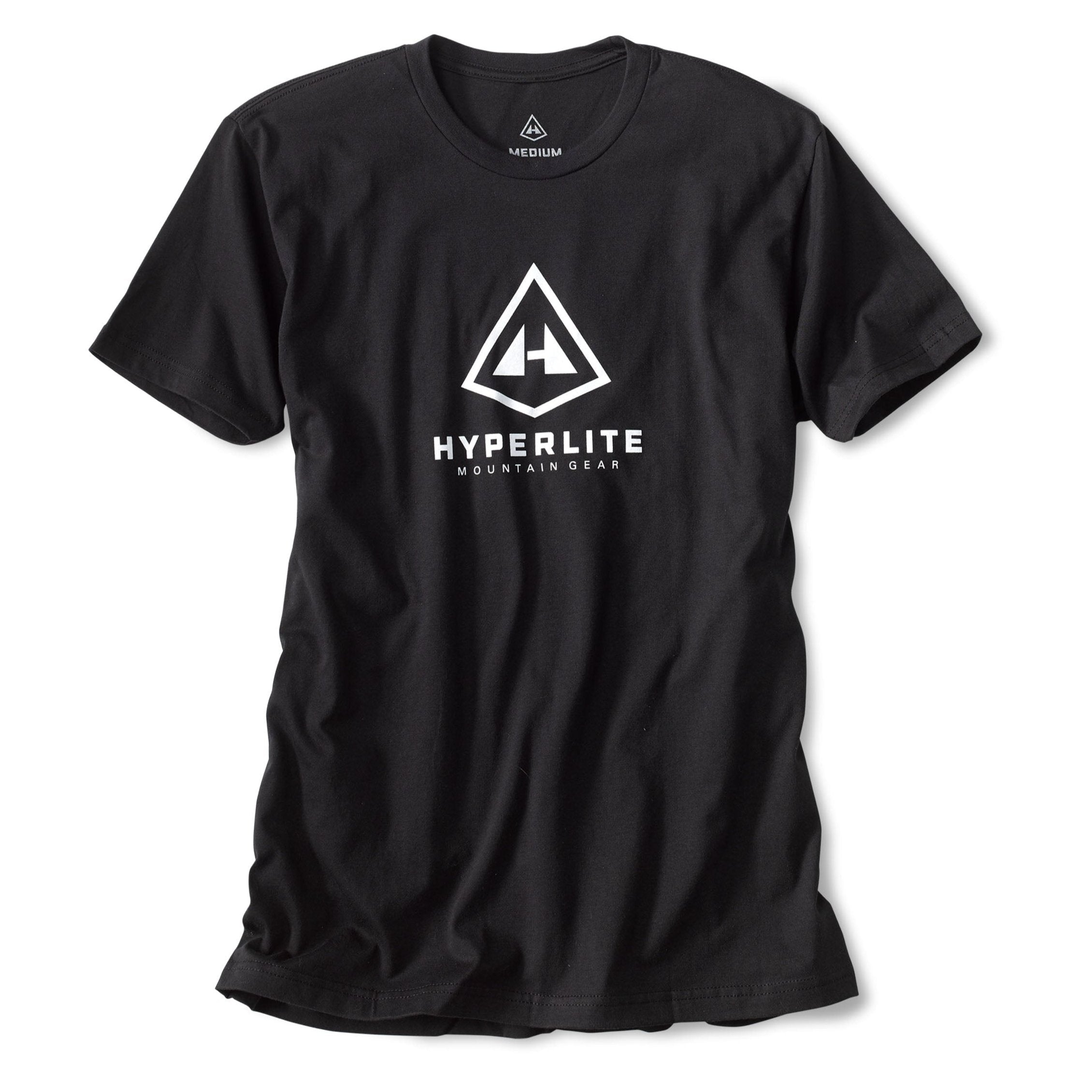 Hyperlite Mountain Gear Vertical Logo Tee in Black 