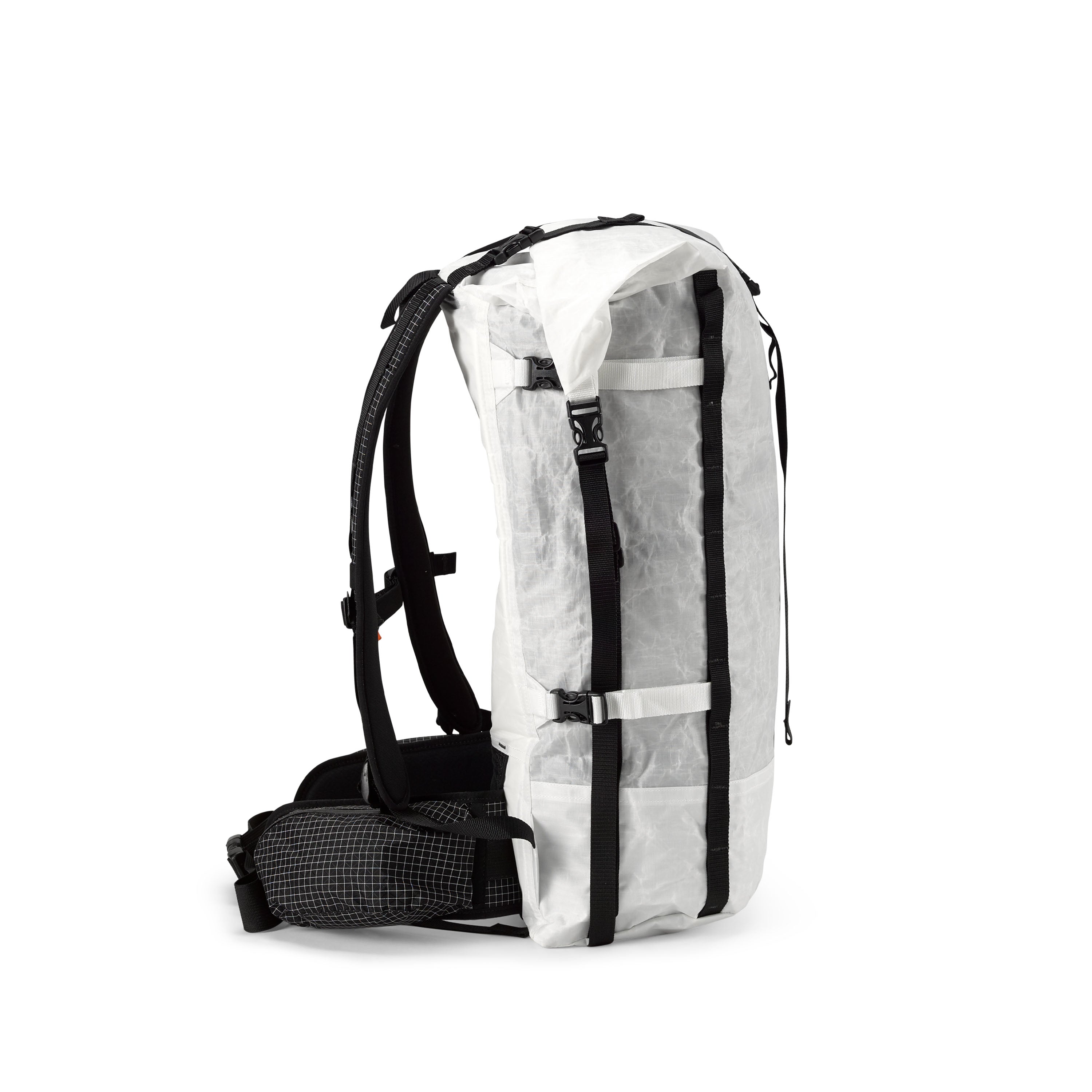 Leather-Trimmed Multi-Pocket Backpack