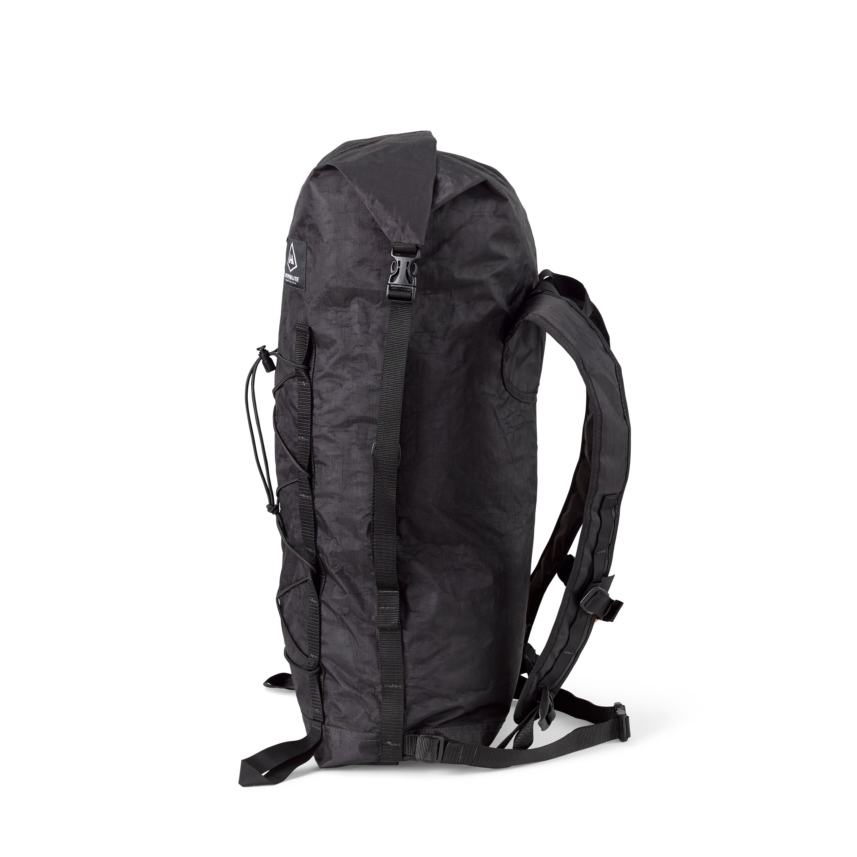 Left side view of Hyperlite Mountain Gear's Summit 30 Pack in Black